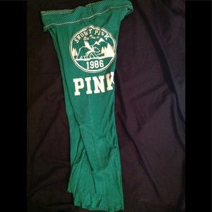 PINK Pants - Women's size Small PINK fold-over too sweat pants PINK Pants - Women's size Small PINK fold-over too sweat pants